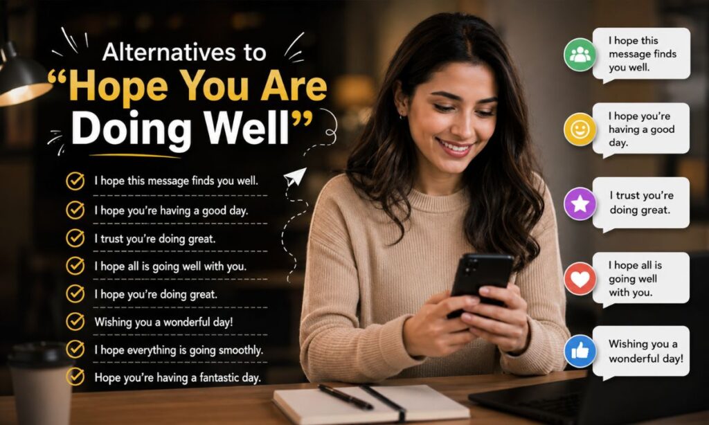 Alternatives to Hope You Are Doing Well (1)