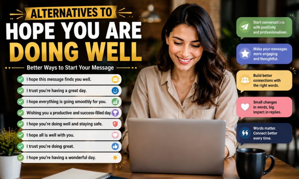 Alternatives to Hope You Are Doing Well