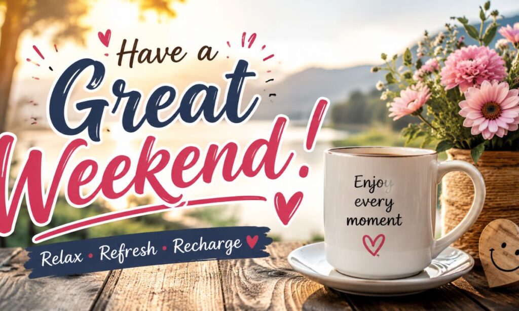 Beautiful Have a Great Weekend Greetings