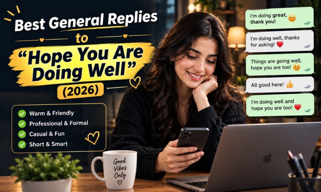 Best General Replies to Hope You Are Doing Well