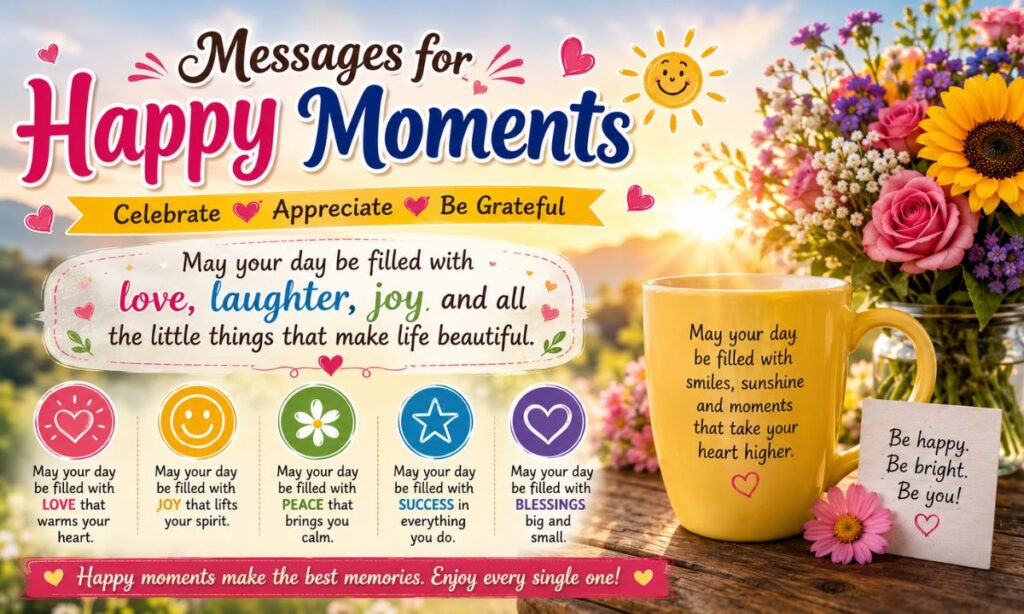Messages for Happy Moments 