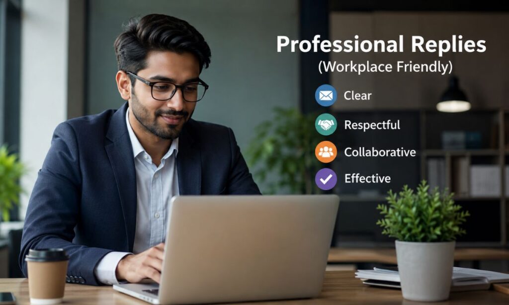 Professional Replies (Workplace Friendly)