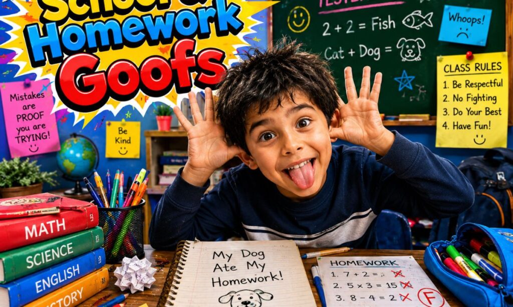 School & Homework Goofs (1)