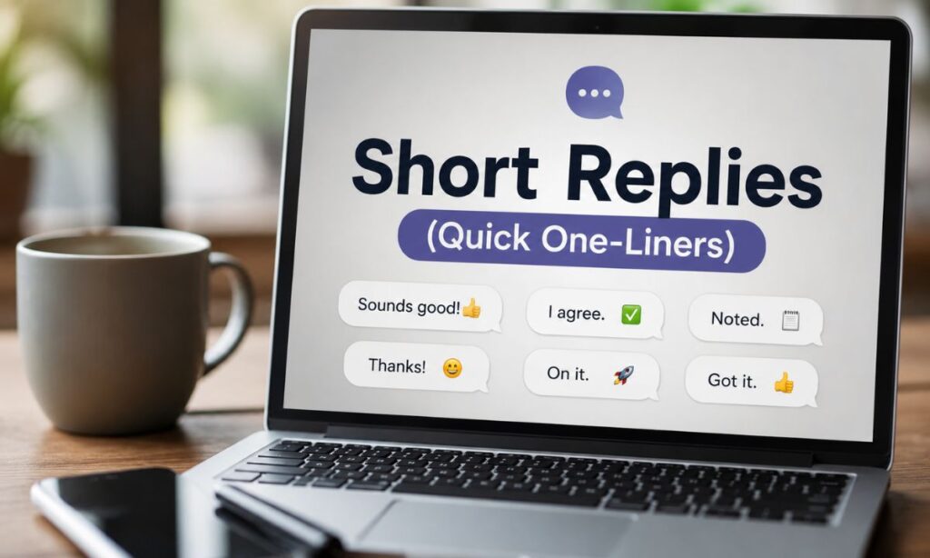 Short Replies (Quick One-Liners)