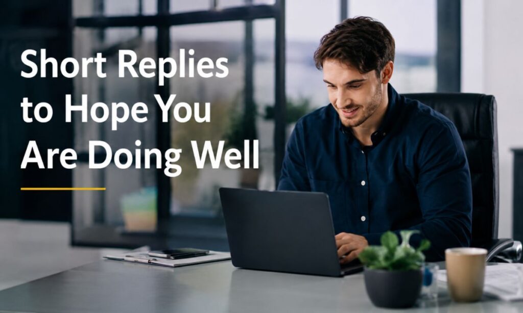 Short Replies to Hope You Are Doing Well
