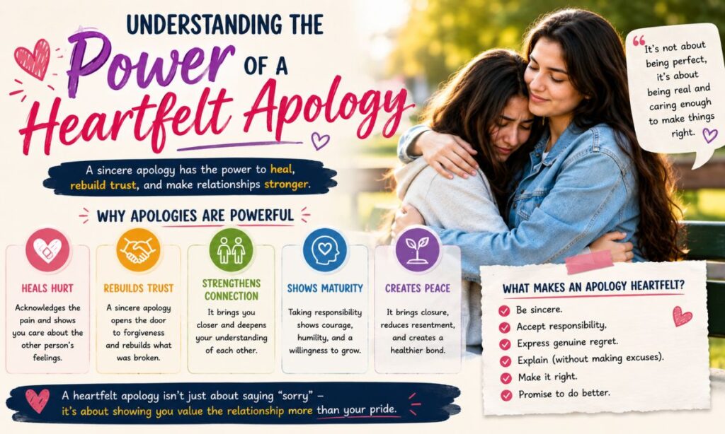 Understanding the Power of a Heartfelt Apology
