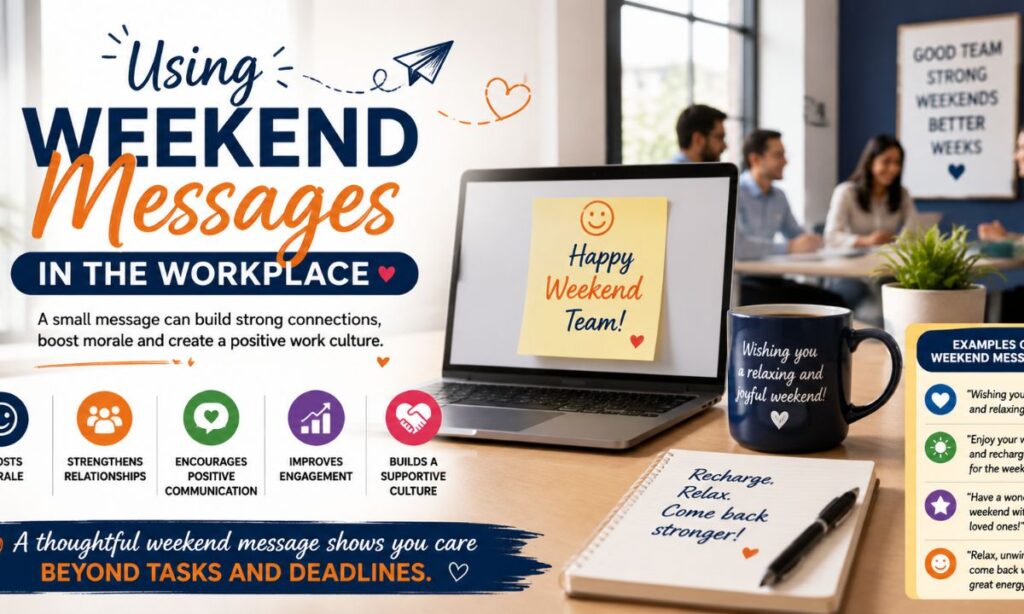 Using Weekend Messages in the Workplace