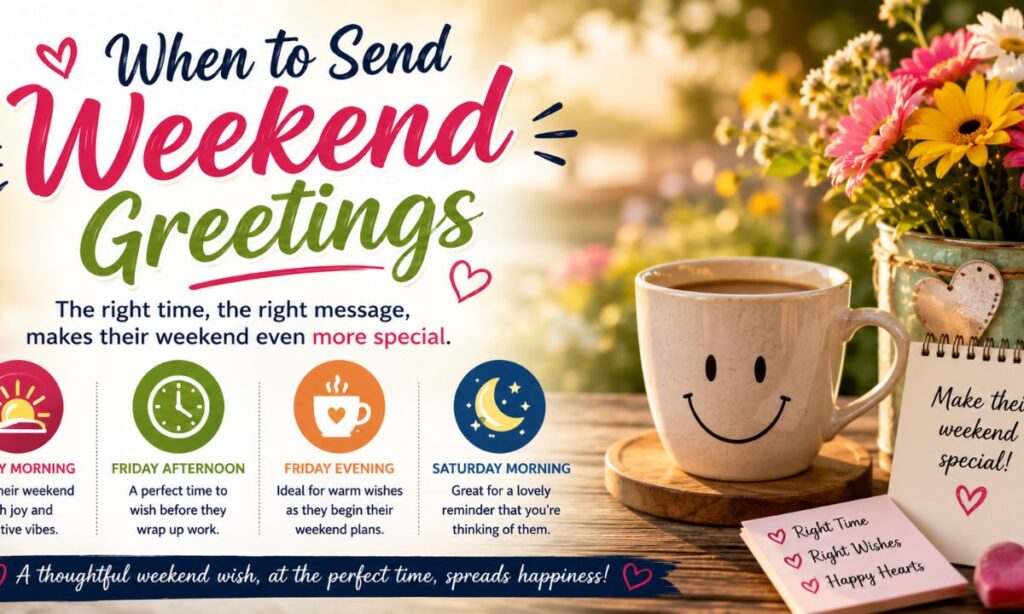 When to Send Weekend Greetings