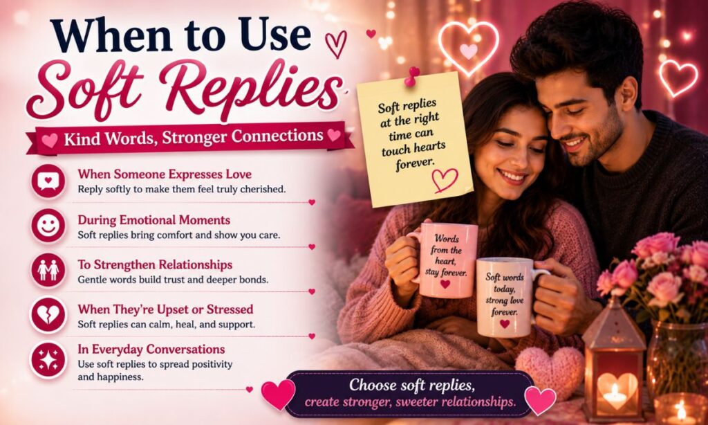 When to Use Soft Replies