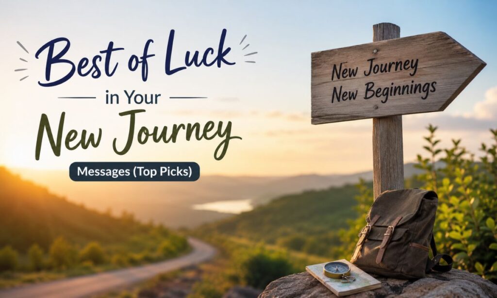 Best of Luck in Your New Journey Messages (Top Picks)