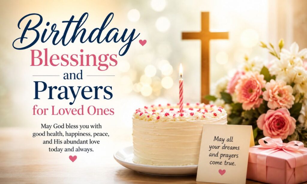 Birthday Blessings and Prayers for Loved Ones
