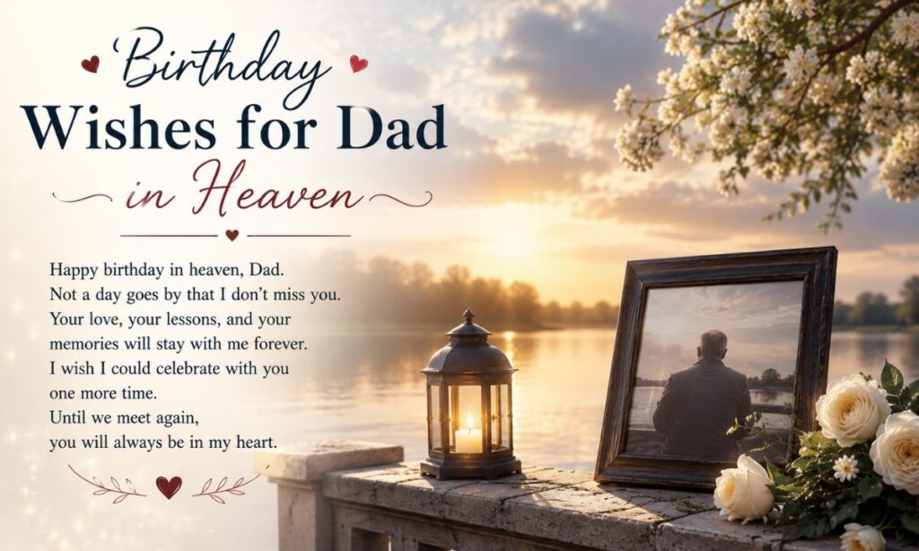 Birthday Wishes for Dad in Heaven