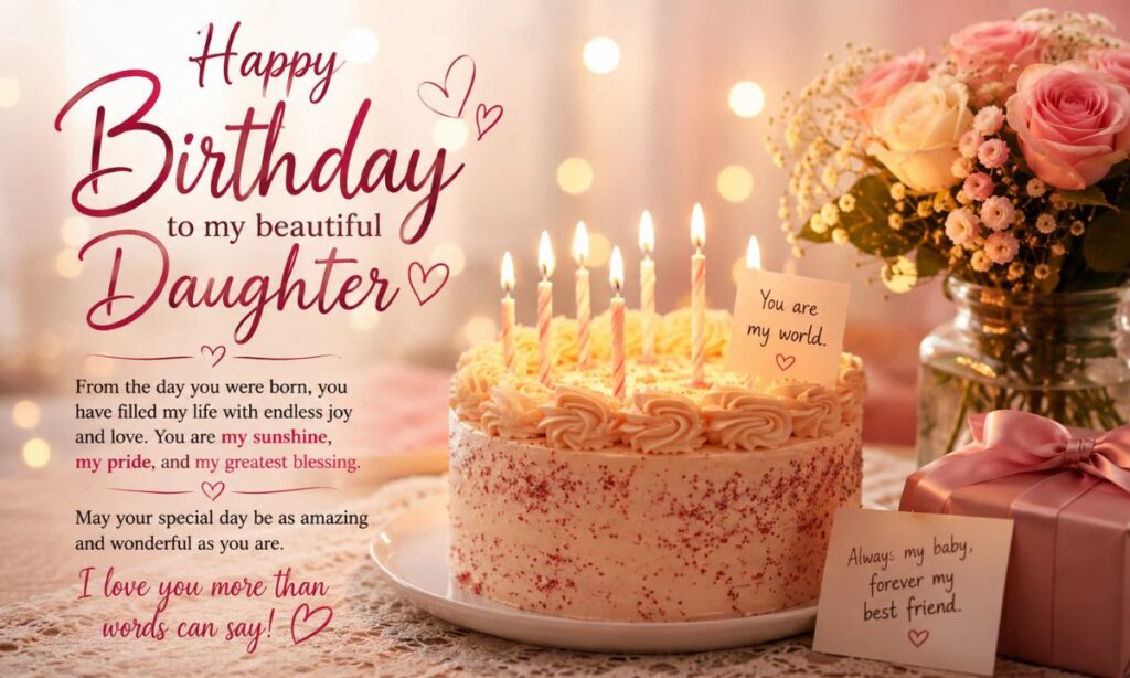 Birthday Wishes for Daughter from Mom