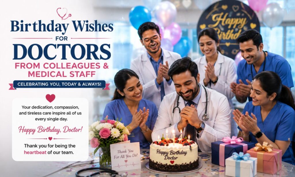 Birthday Wishes for Doctors from Colleagues & Medical Staff