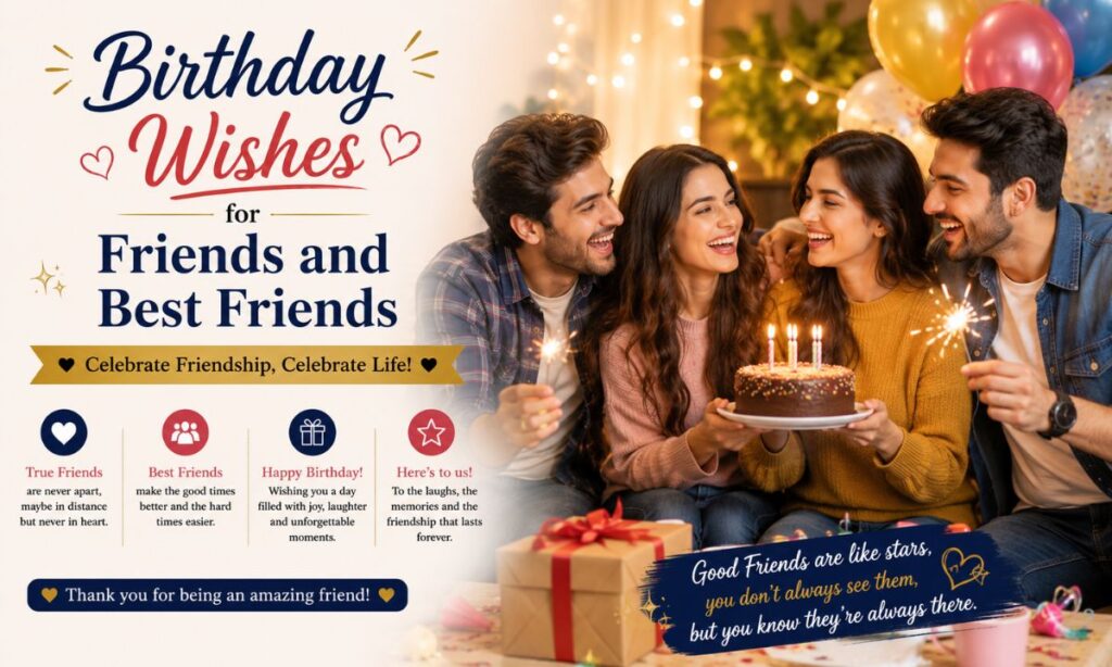 Birthday Wishes for Friends and Best Friends