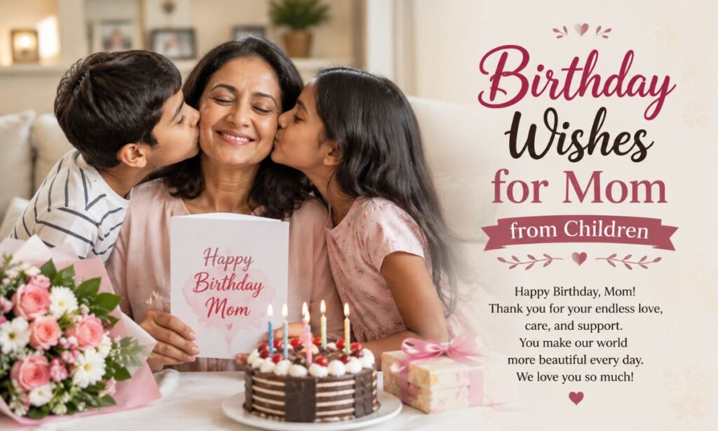 Birthday Wishes for Mom from Children