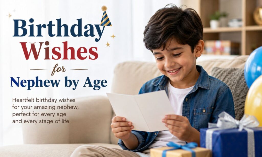 Birthday Wishes for Nephew by Age