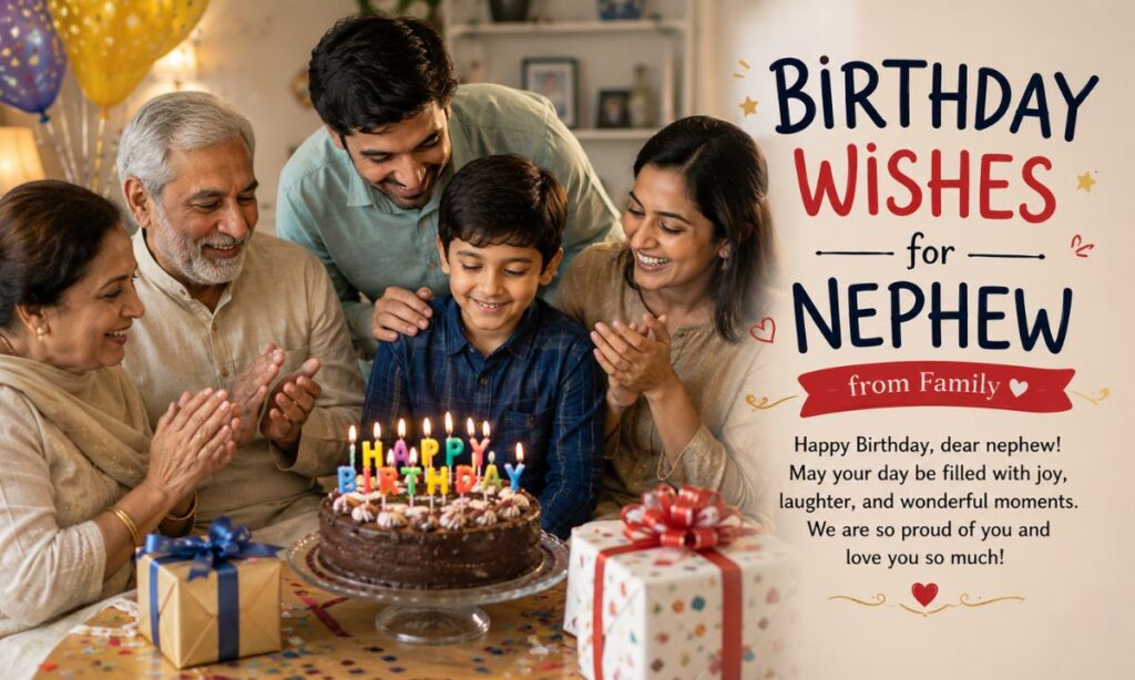 Birthday Wishes for Nephew from Family