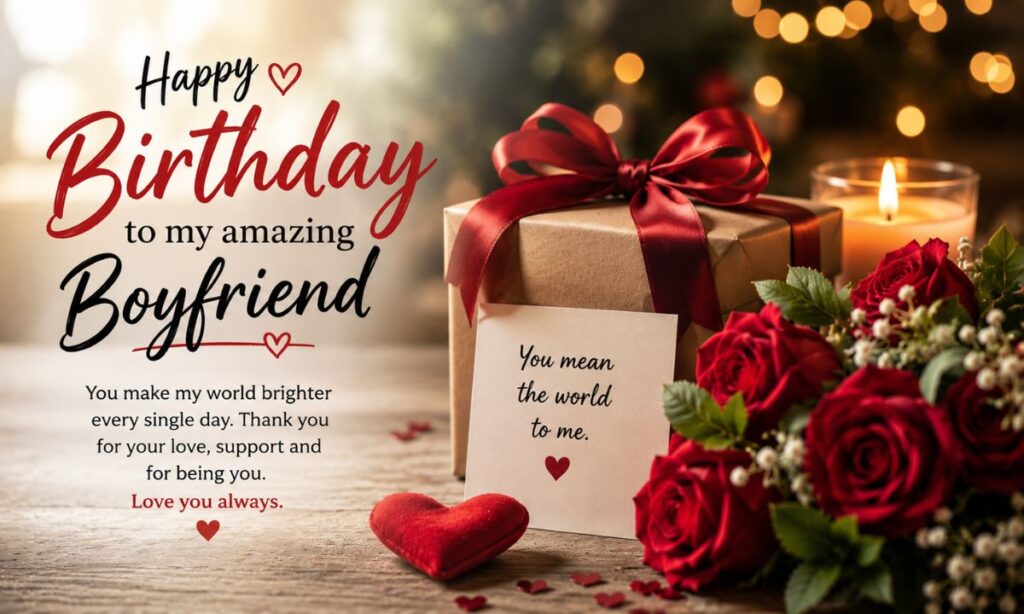 Birthday wishes for boyfriend