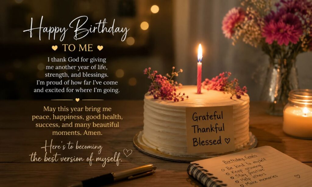 Blessing birthday wishes for myself