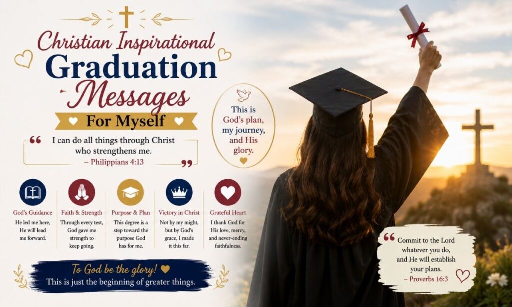 Christian Inspirational Graduation Messages For Myself