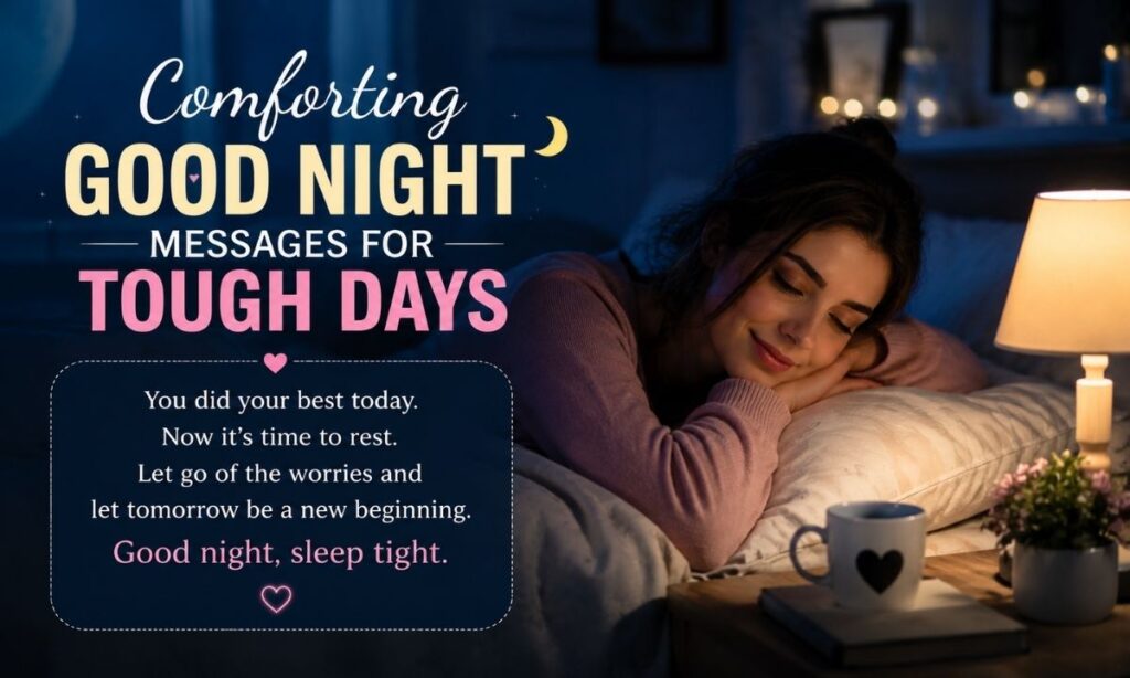 Comforting Good Night Messages for Tough Days