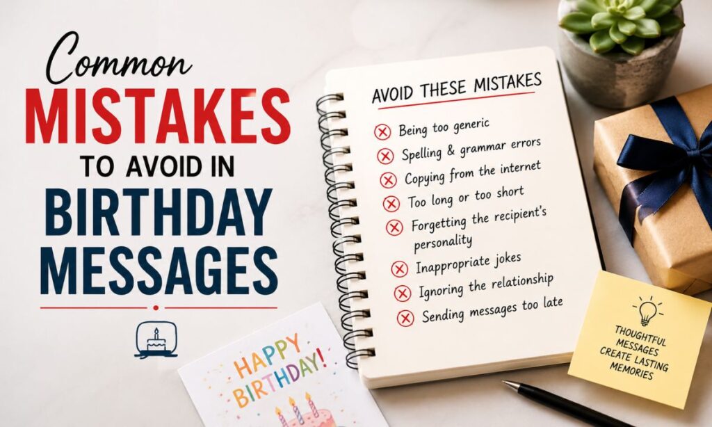 Common Mistakes to Avoid in Birthday Messages