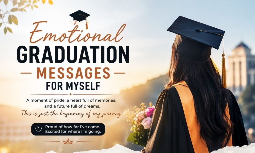 Emotional Graduation Messages For Myself