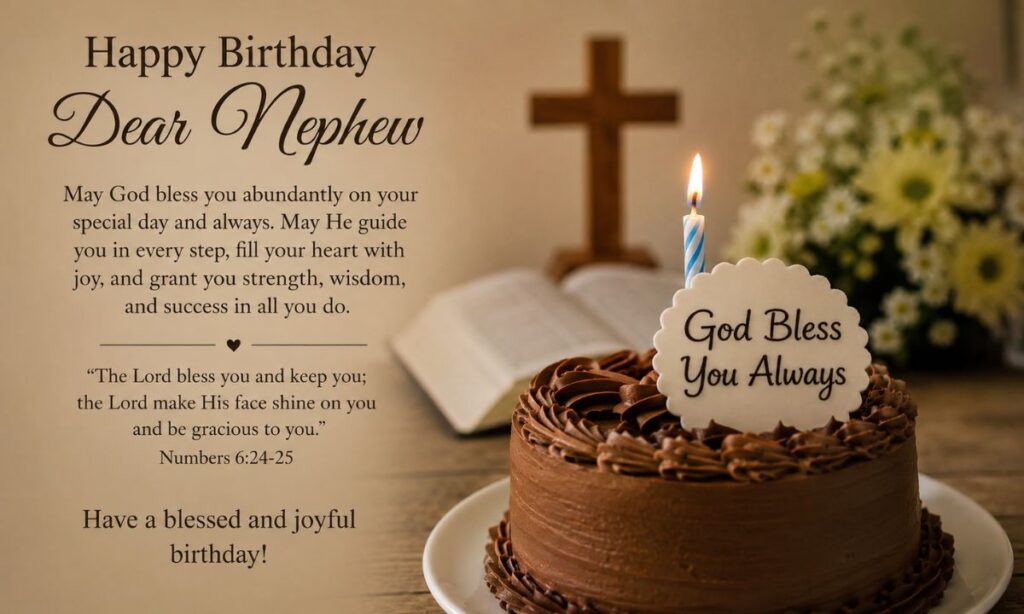 Faith-Based Birthday Wishes for Nephew