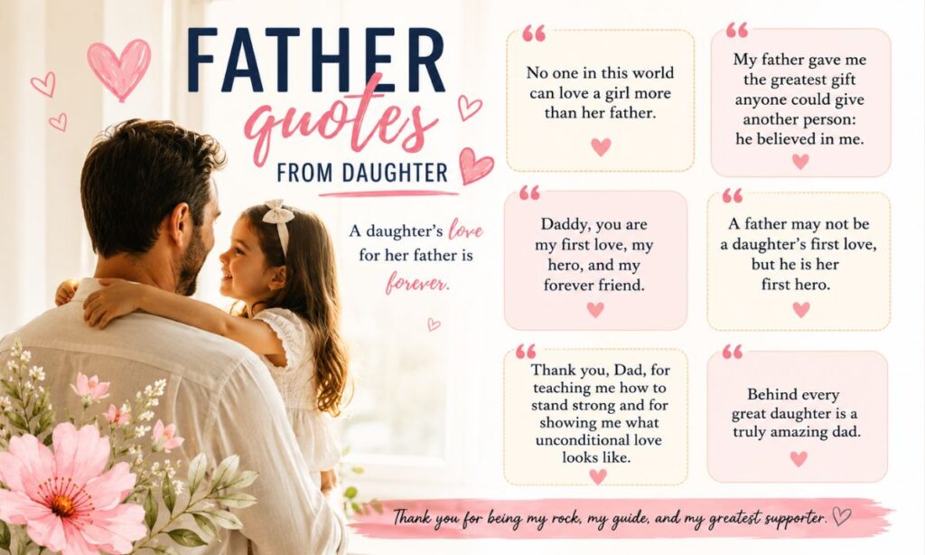 Father quotes from daughter