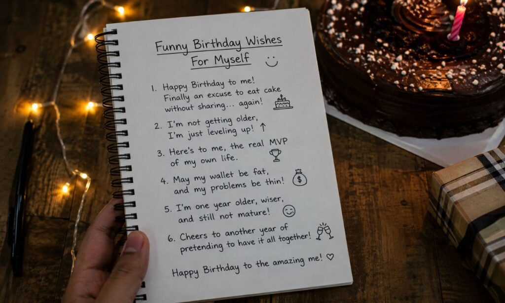 Funny Birthday Wishes For Myself