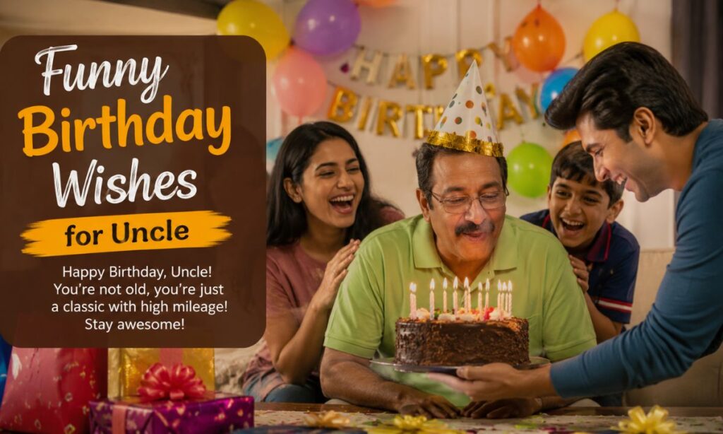 Funny Birthday Wishes for Uncle