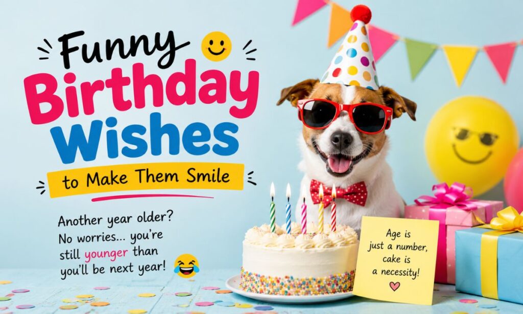 Funny Birthday Wishes to Make Them Smile