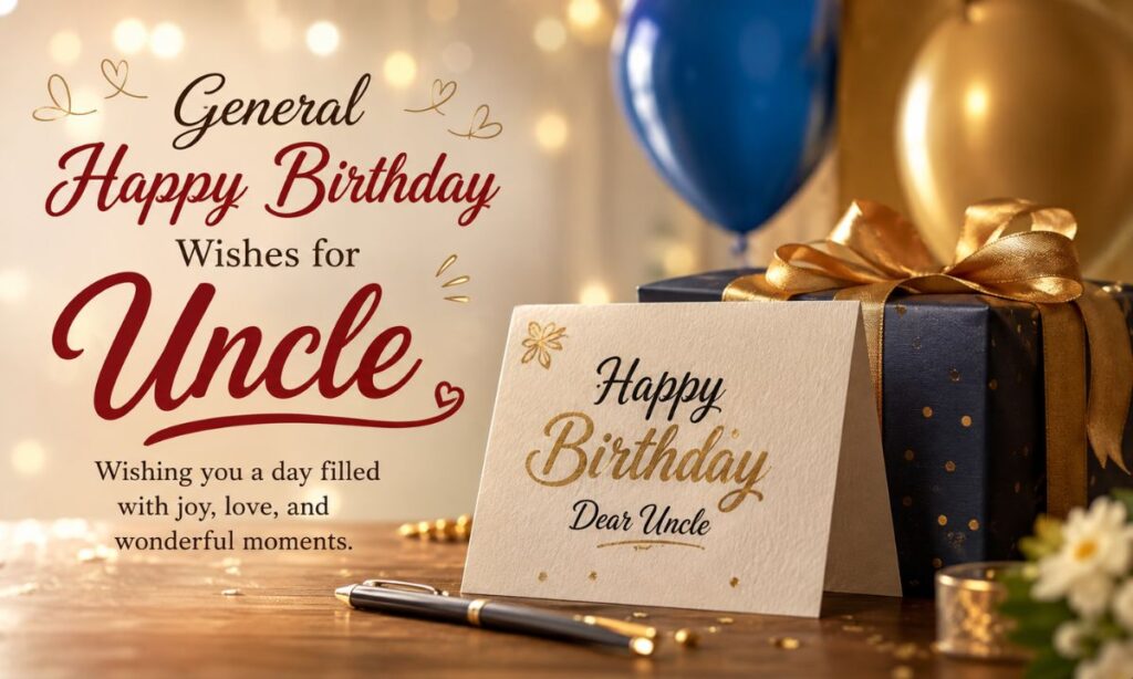 General Happy Birthday Wishes for Uncle