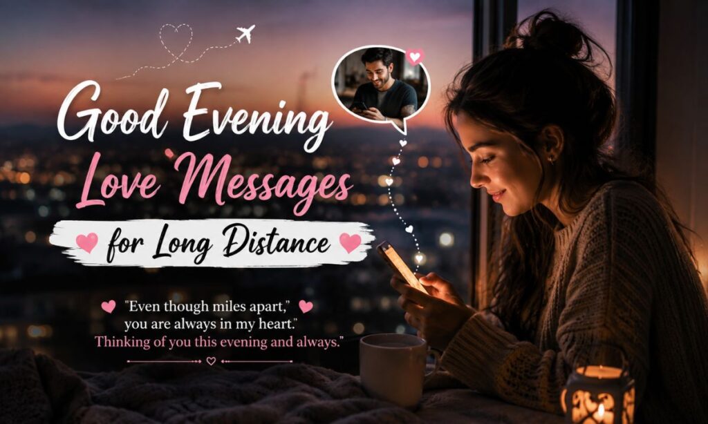 Good Evening Love Messages for Long Distance