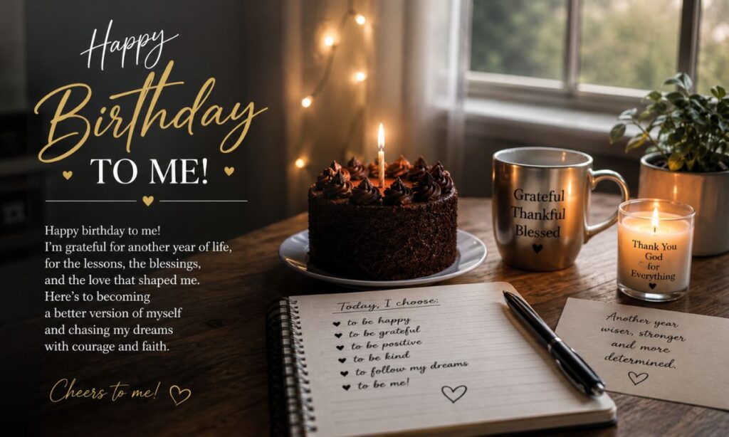 Happy Birthday to Me Birthday Wishes For Myself