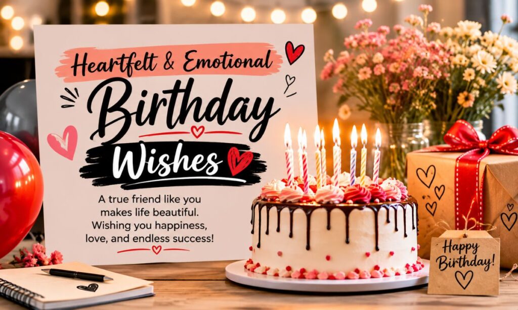 Heartfelt and Emotional Birthday Wishes for Friend