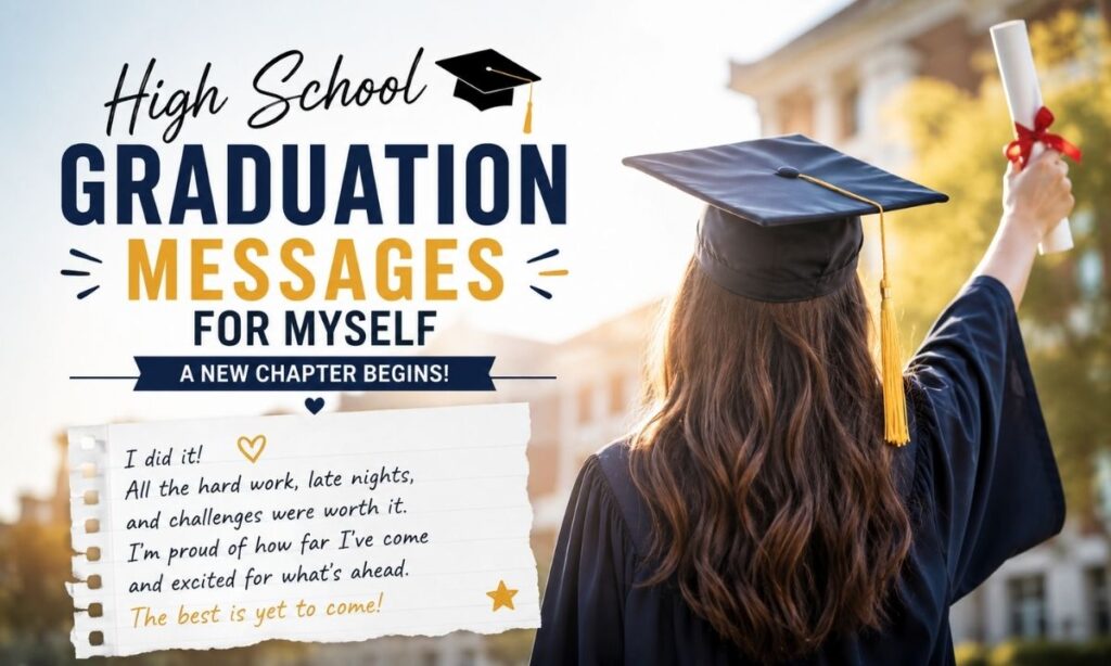 High School Graduation Messages For Myself