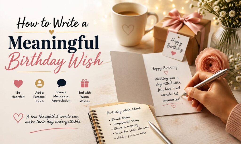 How to Write a Meaningful Birthday Wish
