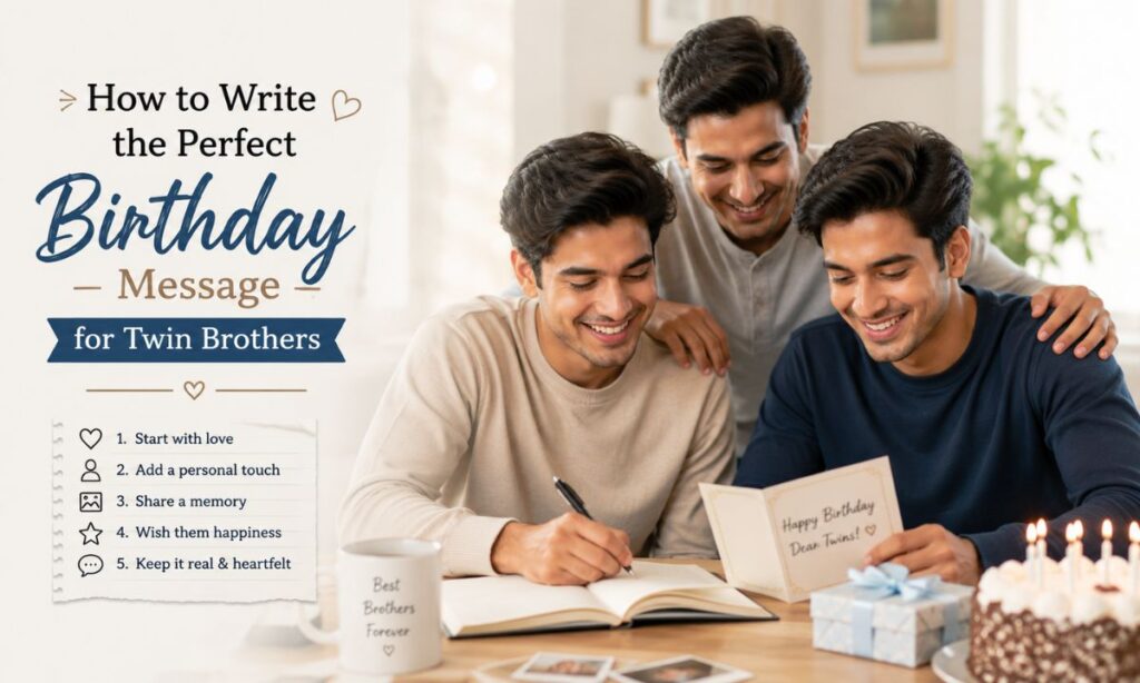 How to Write the Perfect Birthday Message for Twin Brothers