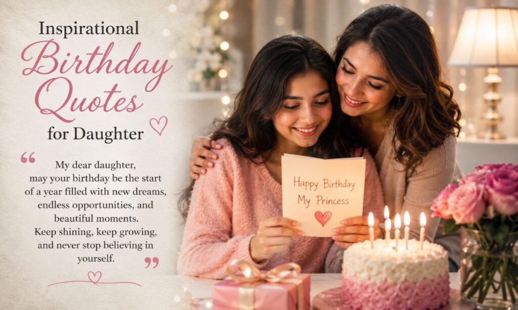 Inspirational Birthday Quotes for Daughter