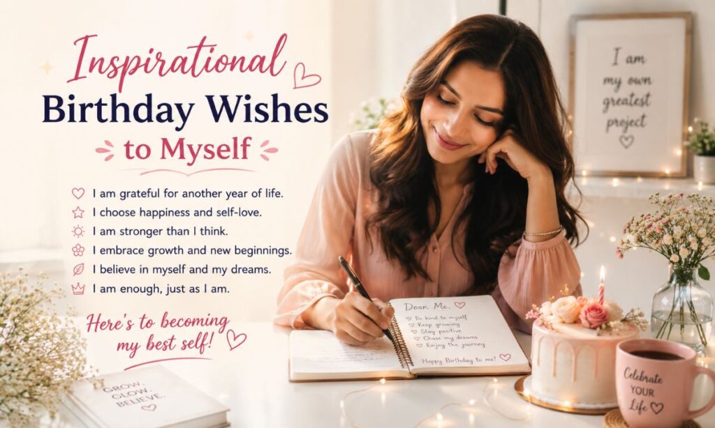 Ispirational Birthday Wishes to Myself