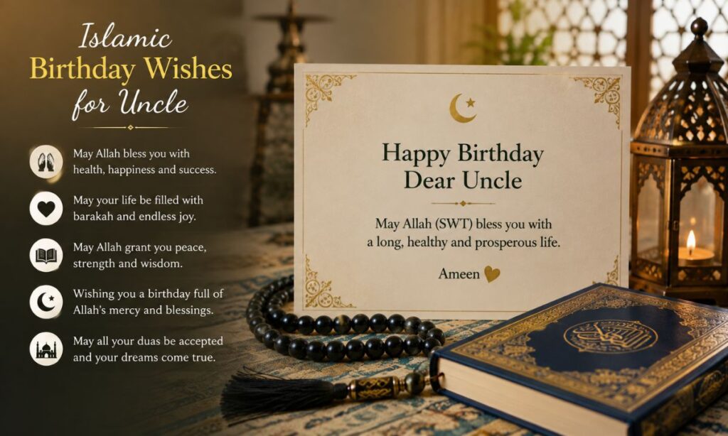 Islamic Birthday Wishes for Uncle