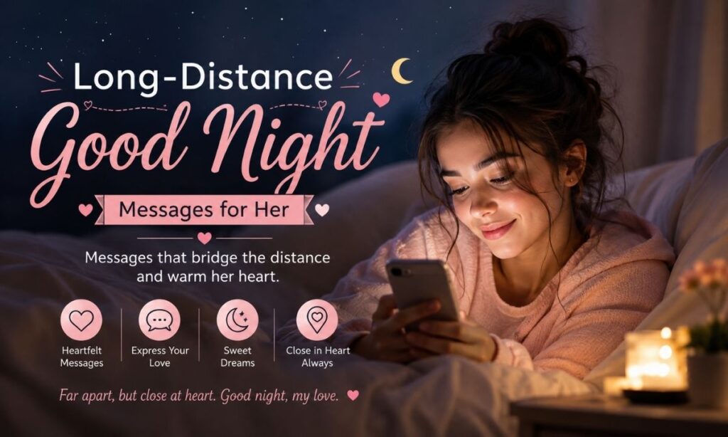 Long-Distance Good Night Messages for Her