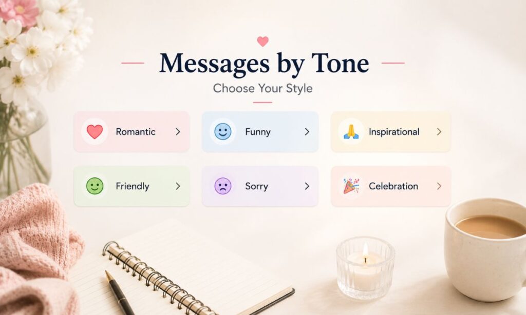 Messages by Tone (Choose Your Style)