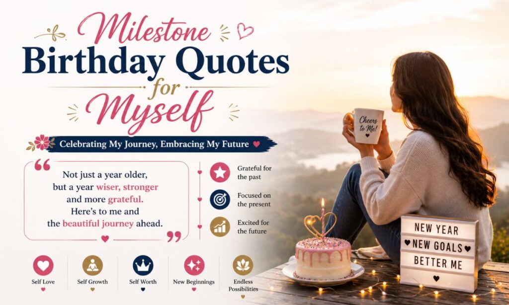 Milestone Birthday Quotes for Myself
