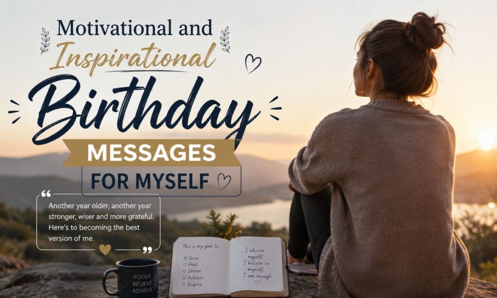 Motivational and Inspirational Birthday Messages For Myself