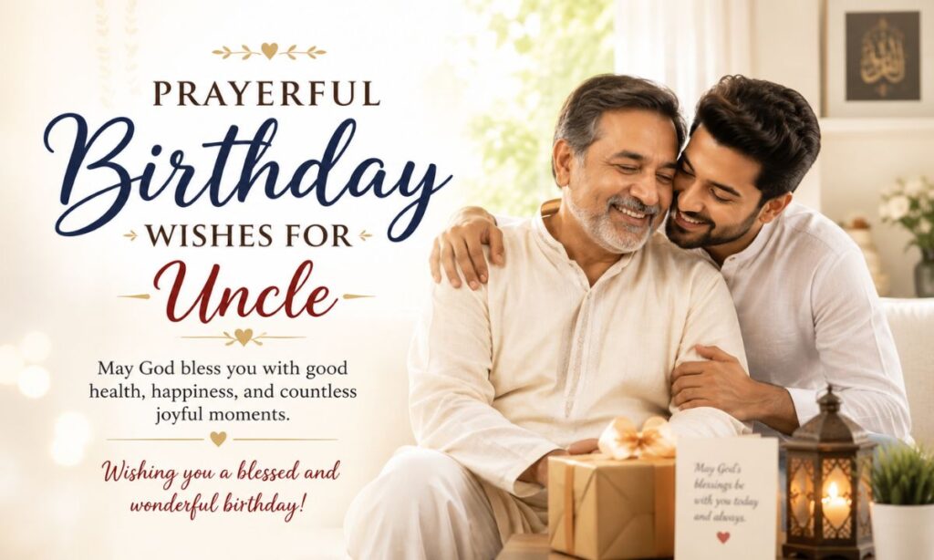 Prayerful Birthday Wishes for Uncle