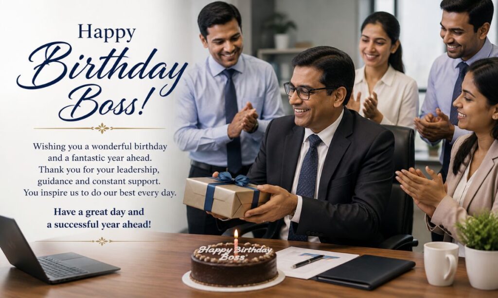 Professional and Formal Birthday Wishes for Boss