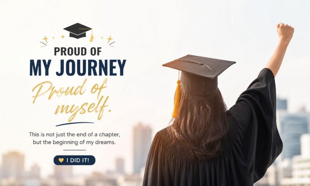 Proud Graduation Quotes For Myself